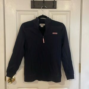 Navy vineyard vines quarterzip